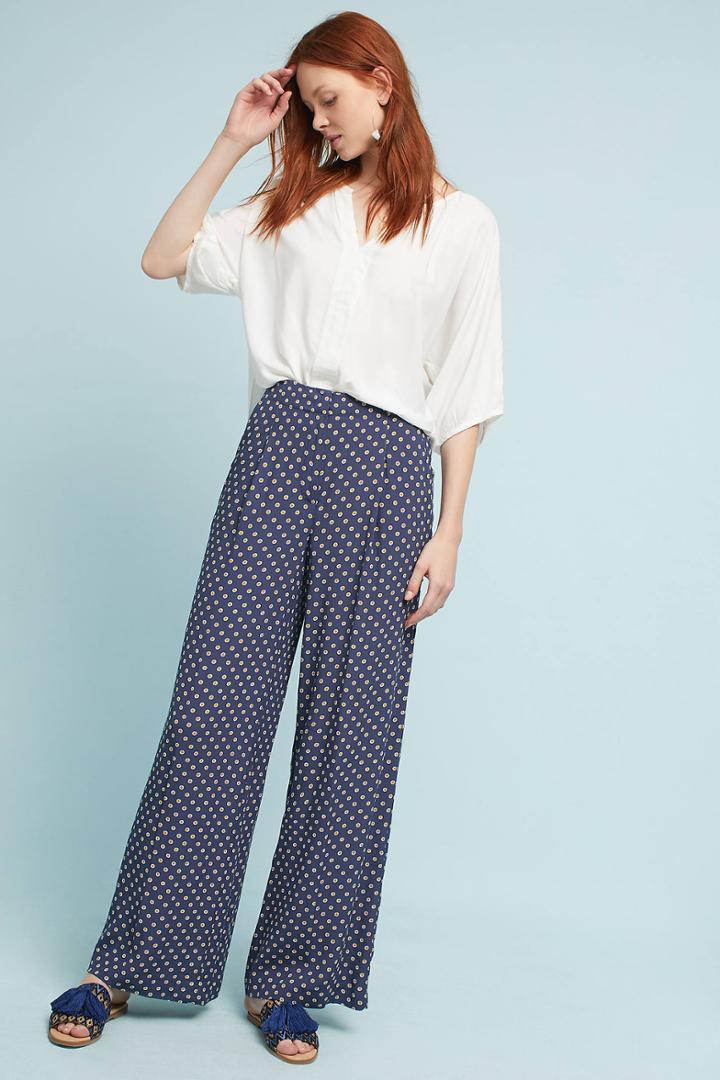 Featherbone Solstice Printed Wide-legs