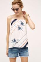 Les Cocotiers Embroidered Rosa Tank