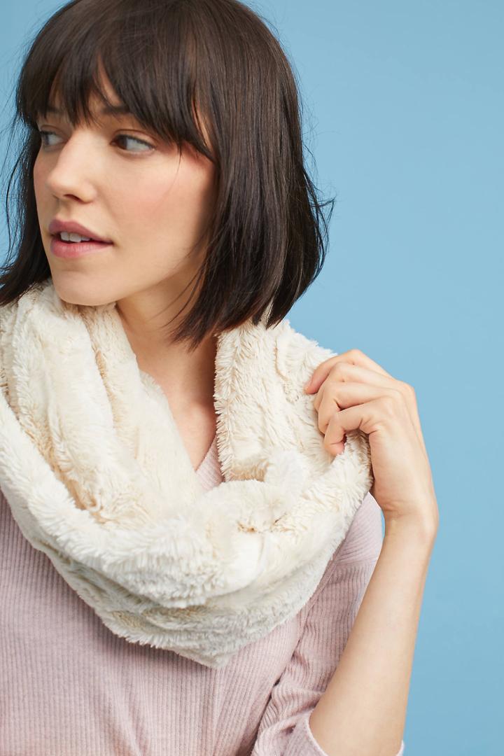 Anthropologie Faux Fur Cowl