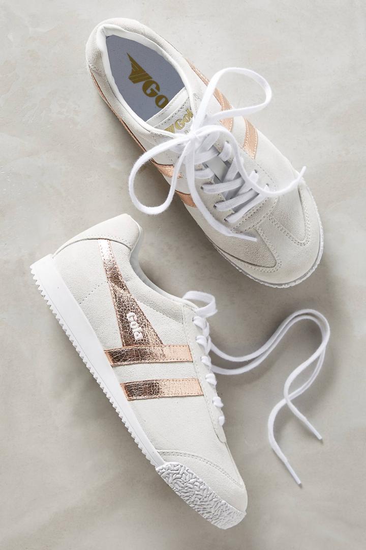 Gola Rose Gold Harrier Sneakers