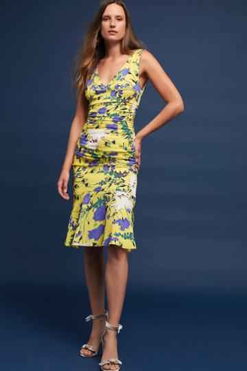 Tracy Reese Silk Flounced Dress