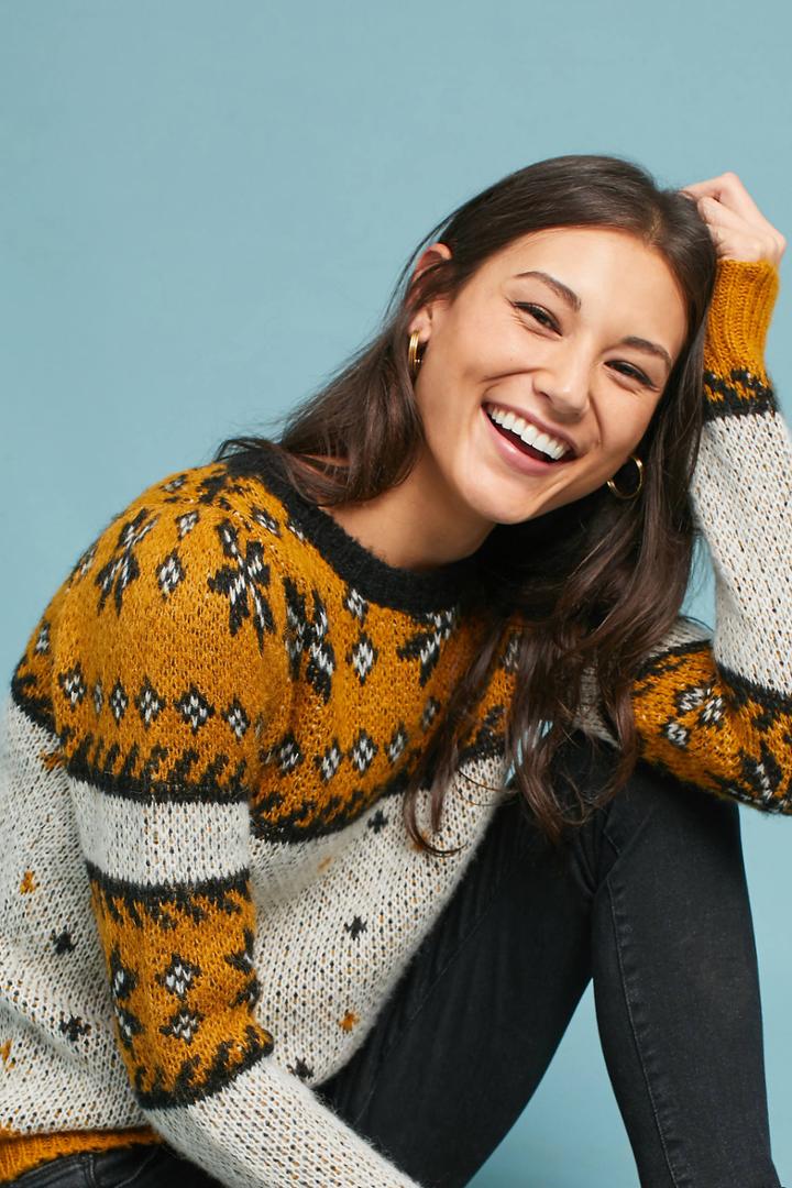 Intropia Beck Intarsia Pullover