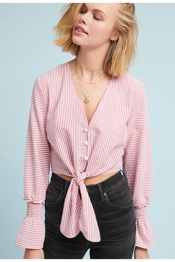 The Fifth Label Anagram Cropped Top