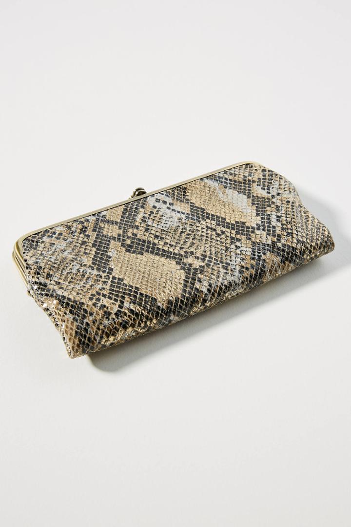 Hobo Lauren Embossed Leather Clutch