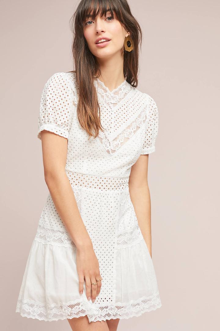 Nightcap Menton Eyelet Dress