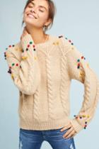 Pepaloves Pom-pom Cable Sweater
