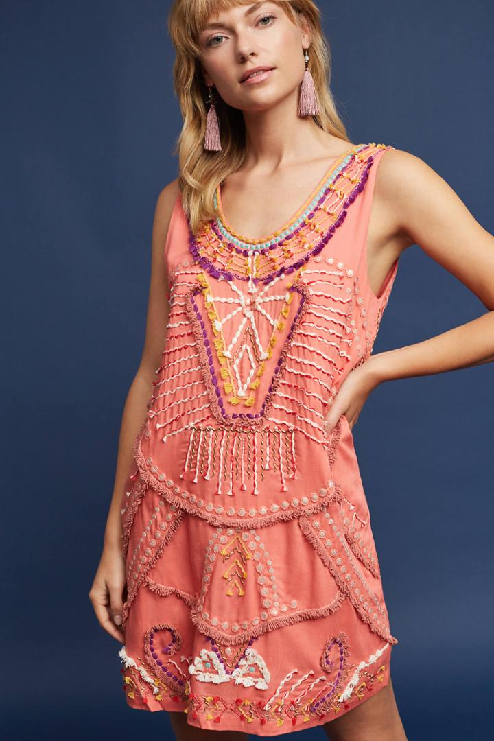 Blank Reveka Embellished Shift Dress
