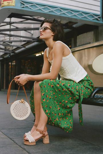 52 Conversations By Anthropologie Colloquial Wrap Skirt