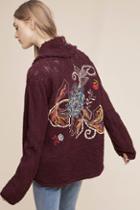 Ivko Woman Emblem Embroidered Sweater Jacket