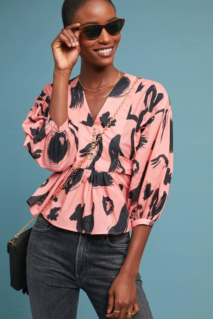 Heinui Edith Peasant Top