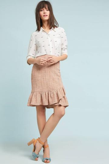 Samantha Dru Wrapped Tweed Skirt