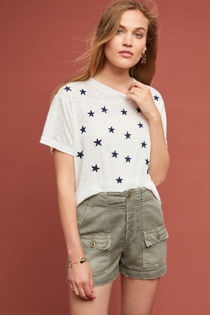 Banner Day Patriotic Linen Shirt