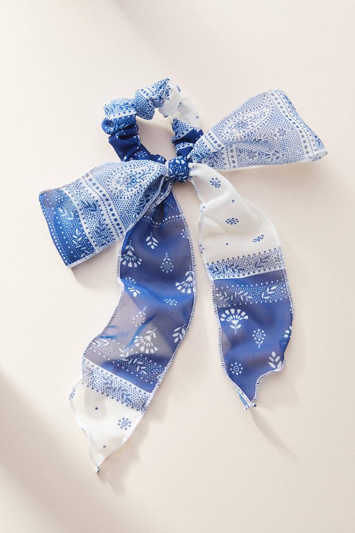 Anthropologie Marta Scarf Ponytail Holder