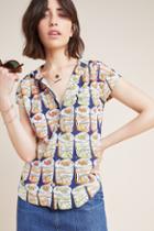 52 Conversations By Anthropologie Colloquial Short-sleeved Buttondown