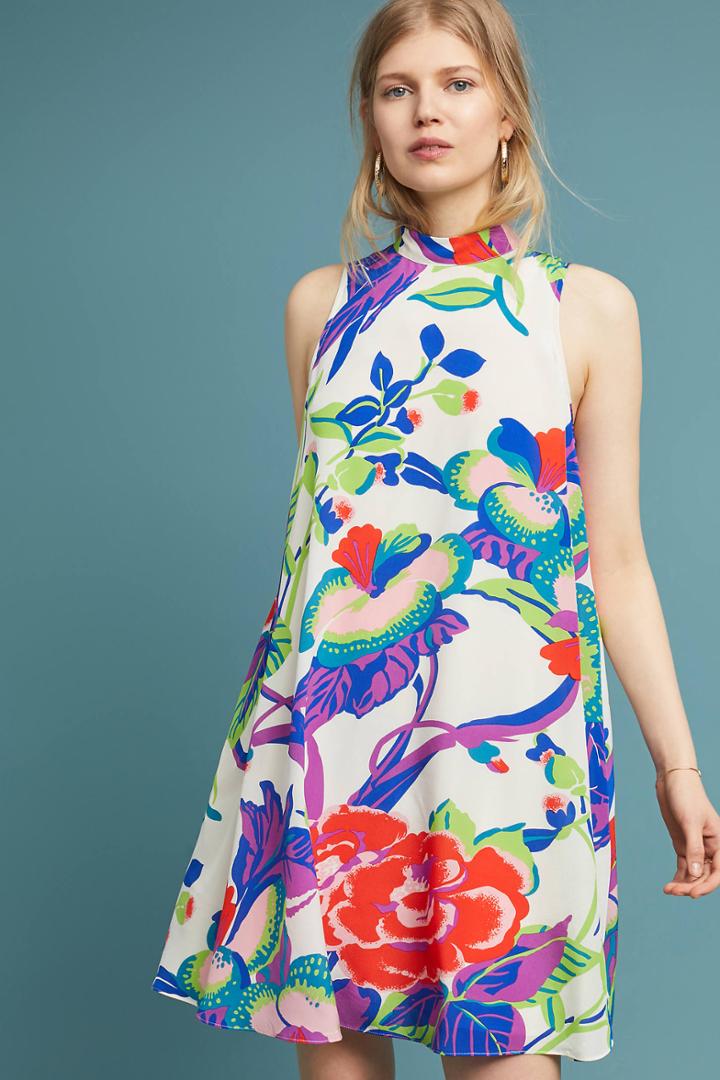 Maeve Ria Silk Swing Dress
