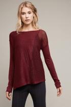 Moth Asymmetrical Shimmer Pullover