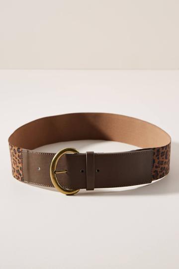 Linea Pelle Leopard Stretch Belt