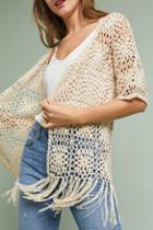 Anthropologie Isolde Crocheted Kimono