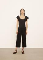 Vince Flutter Strap Blouse