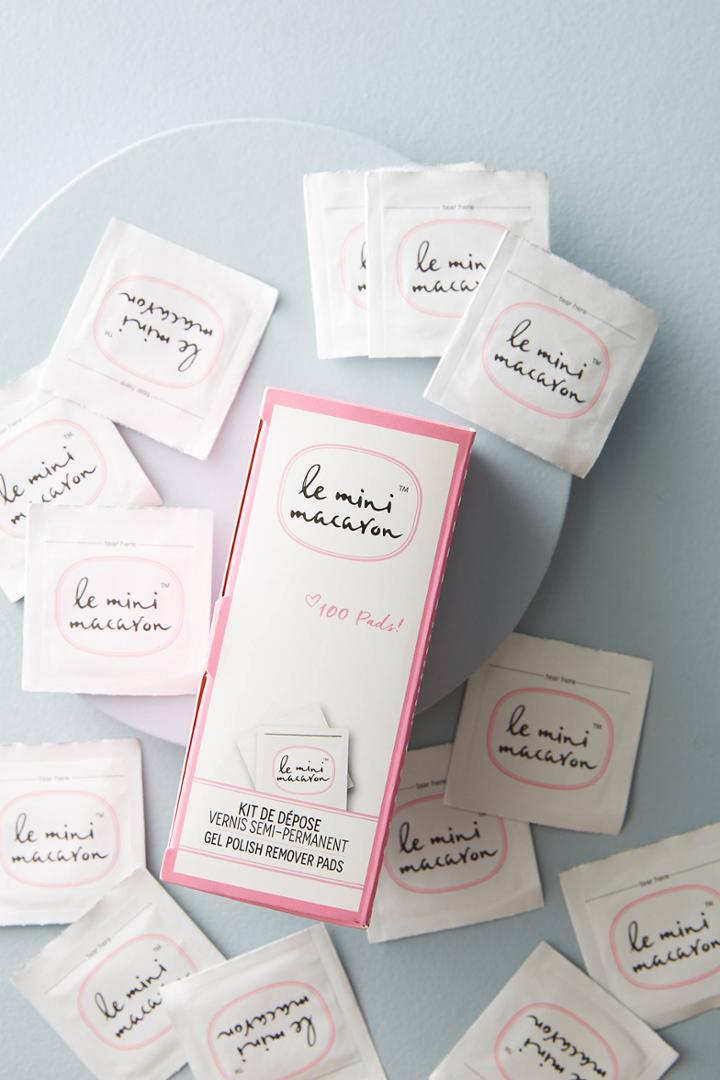 Le Mini Macaron Gel Manicure Remover Pads