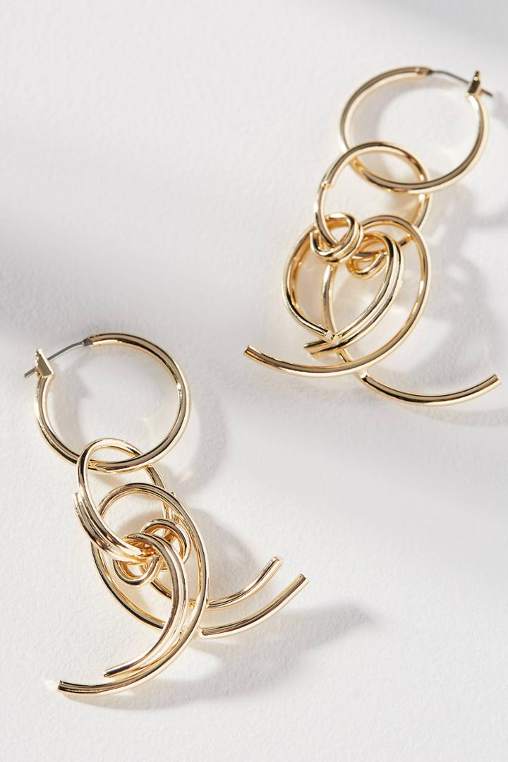 Anthropologie Trapeze Drop Earrings