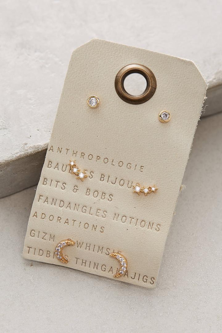 Anthropologie Clair De Lune Earring Set