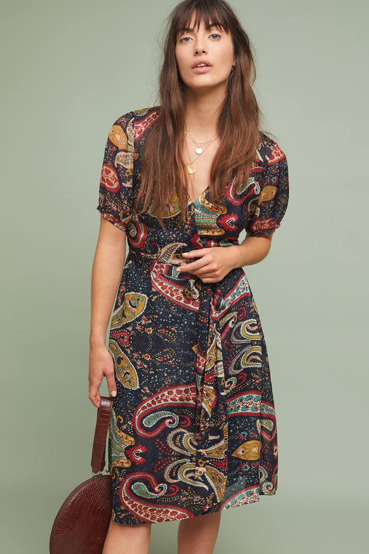 Velvet By Graham & Spencer Taylor Paisley Dress