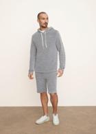 Vince French Terry Button Down Hoodie