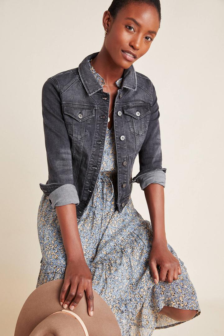 Pilcro And The Letterpress Pilcro Washed Denim Jacket