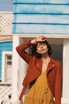 Frye X Anthropologie Vita Moto Jacket
