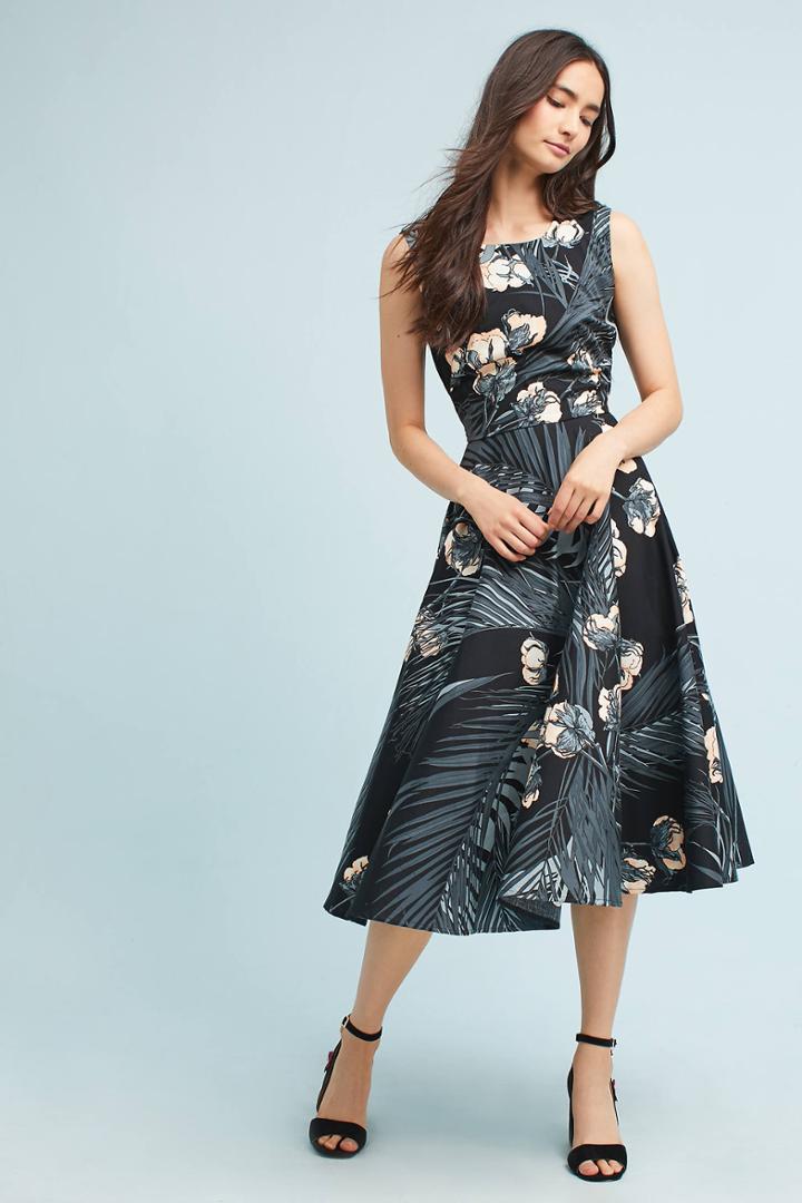 Samantha Sung Cicilia Palm Dress