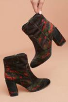 Bruno Premi Printed Velvet Ankle Boots