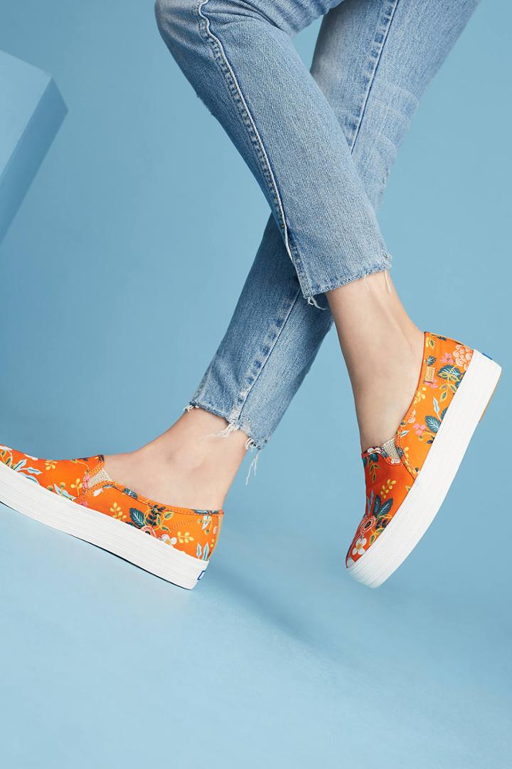 Keds X Rifle Paper Co. Triple Decker Sneakers