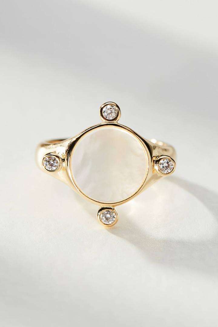 Melanie Auld Orbit Signet Ring