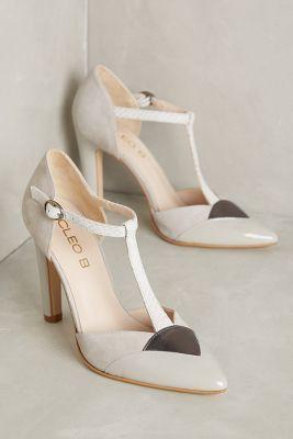 Cleo B Aria Heels Grey