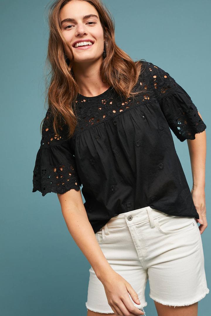 Maeve Anamaria Lace Blouse