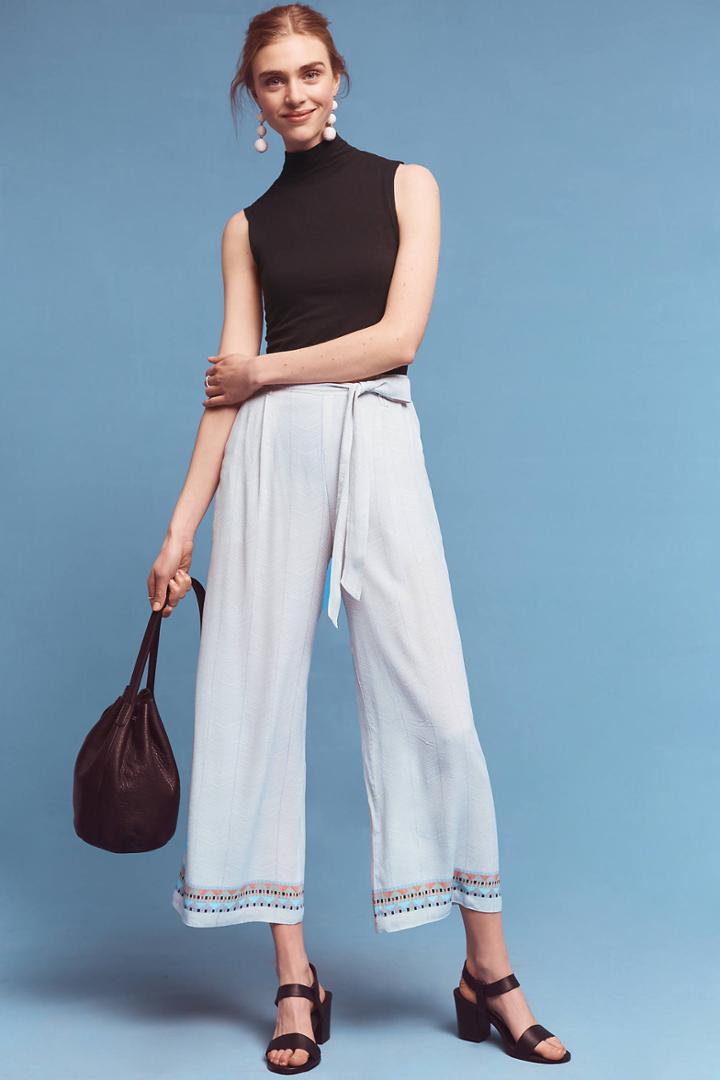 Conditions Apply Hana Printed Wide-legs