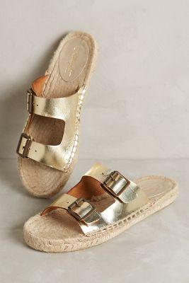 Miss Albright Barulina Slides Gold