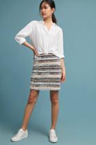 Isla Maude Striped Sequin Skirt