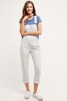 Level 99 Audrey Overalls Blue Motif