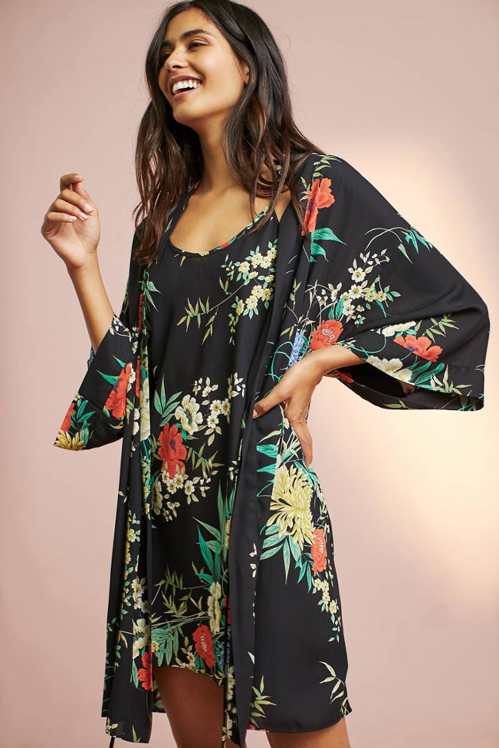 Flora Nikrooz Floral Kimono Robe