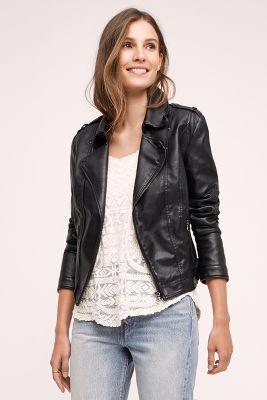 Jakett Vegan Leather Moto Jacket