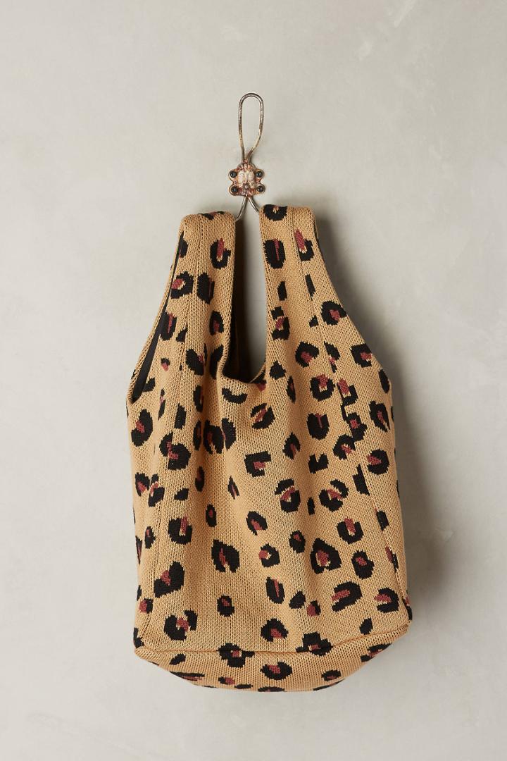 Hansel From Basel Cheetah Print Shopping Tote