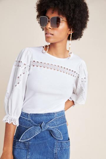 La Vie By Rebecca Taylor Carina Eyelet Blouse
