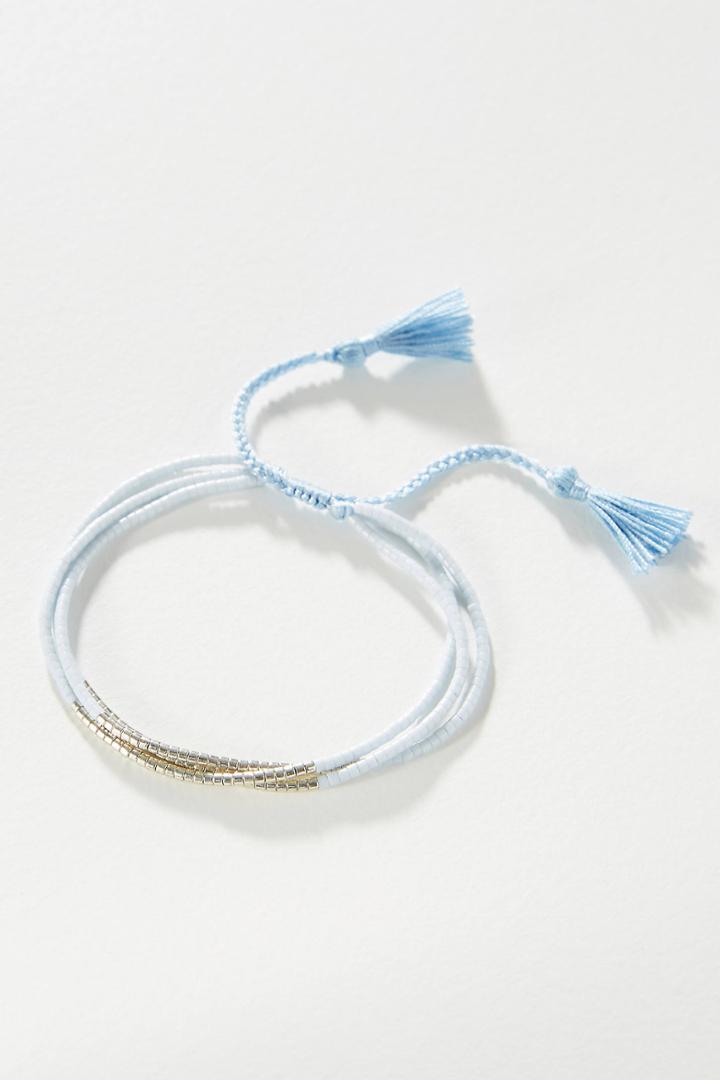 Anthropologie Pastel Mix + Match Stretch Bracelet