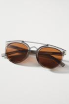 Bonnie Clyde Rose Brow-bar Sunglasses