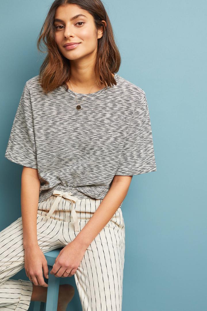 Three Dots Jaden Space-dyed Top