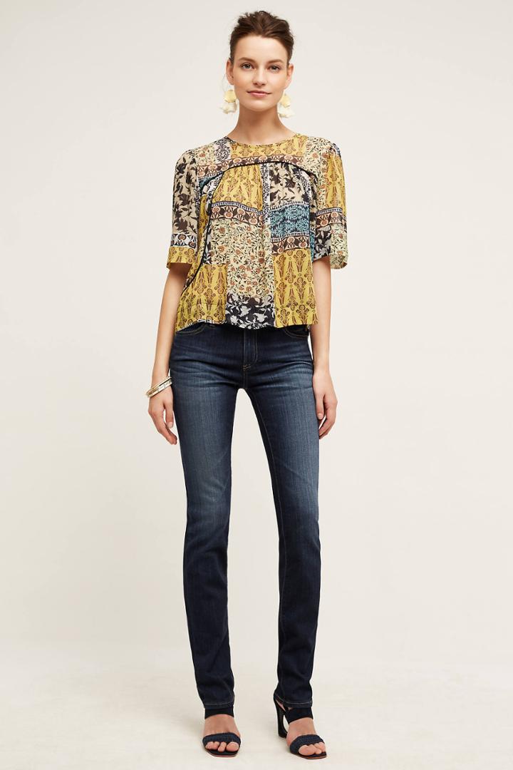 Anthropologie Ag Harper Mid-rise Skinny Jeans