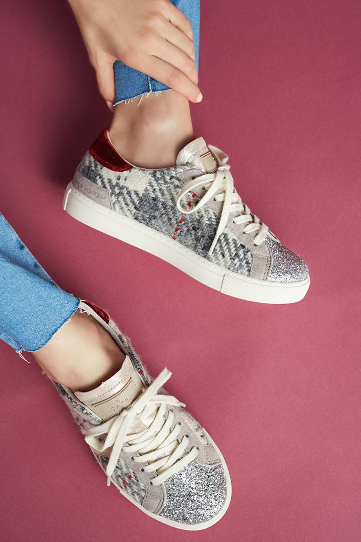 D.a.t.e. Newman Pop Check Sneakers