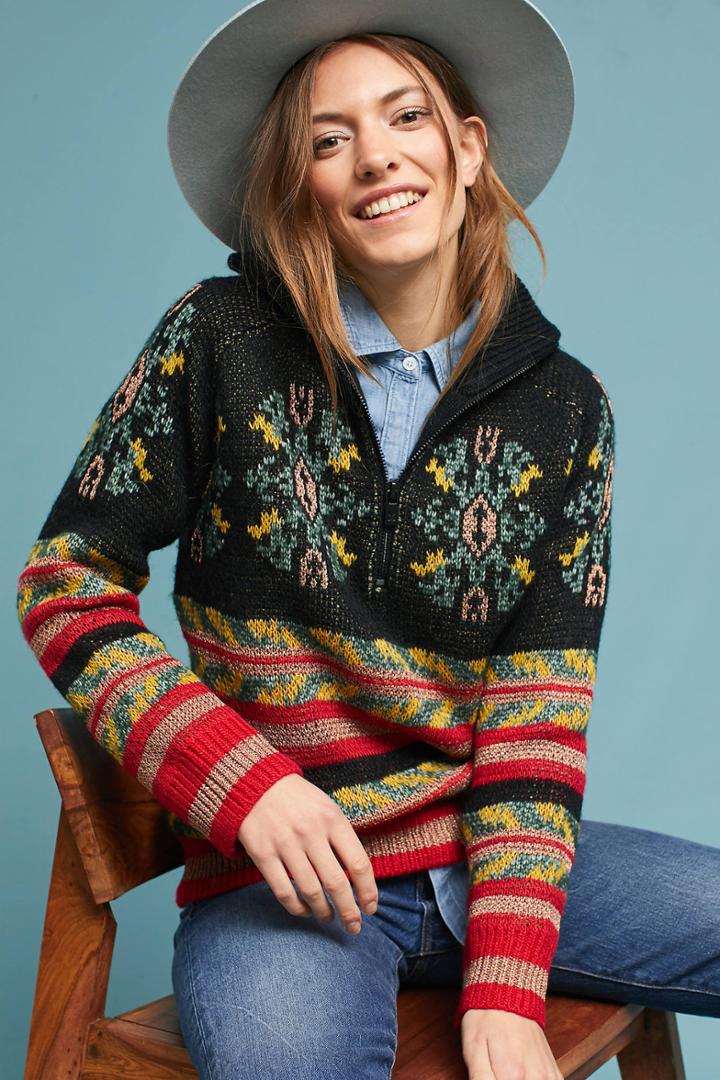 Scotch & Soda Knit Jacquard Pullover